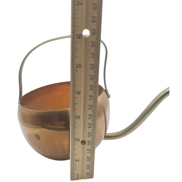 Vintage Coppercraft Guild Watering Can Mid-Century Modern Copper & Brass - Picture 8 of 8